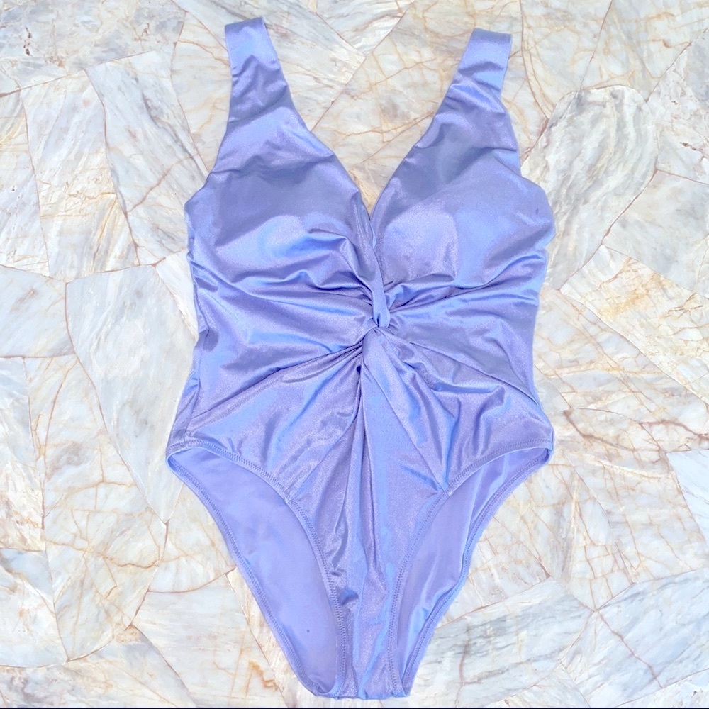 Victoria's Secret Purple and Blue One Piece Swimsuit